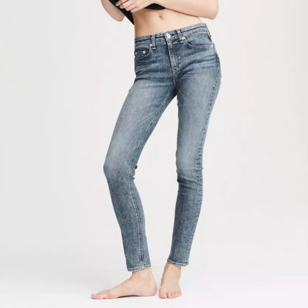 Rag & Bone Cate Mid-Rise Skinny in Baxhill